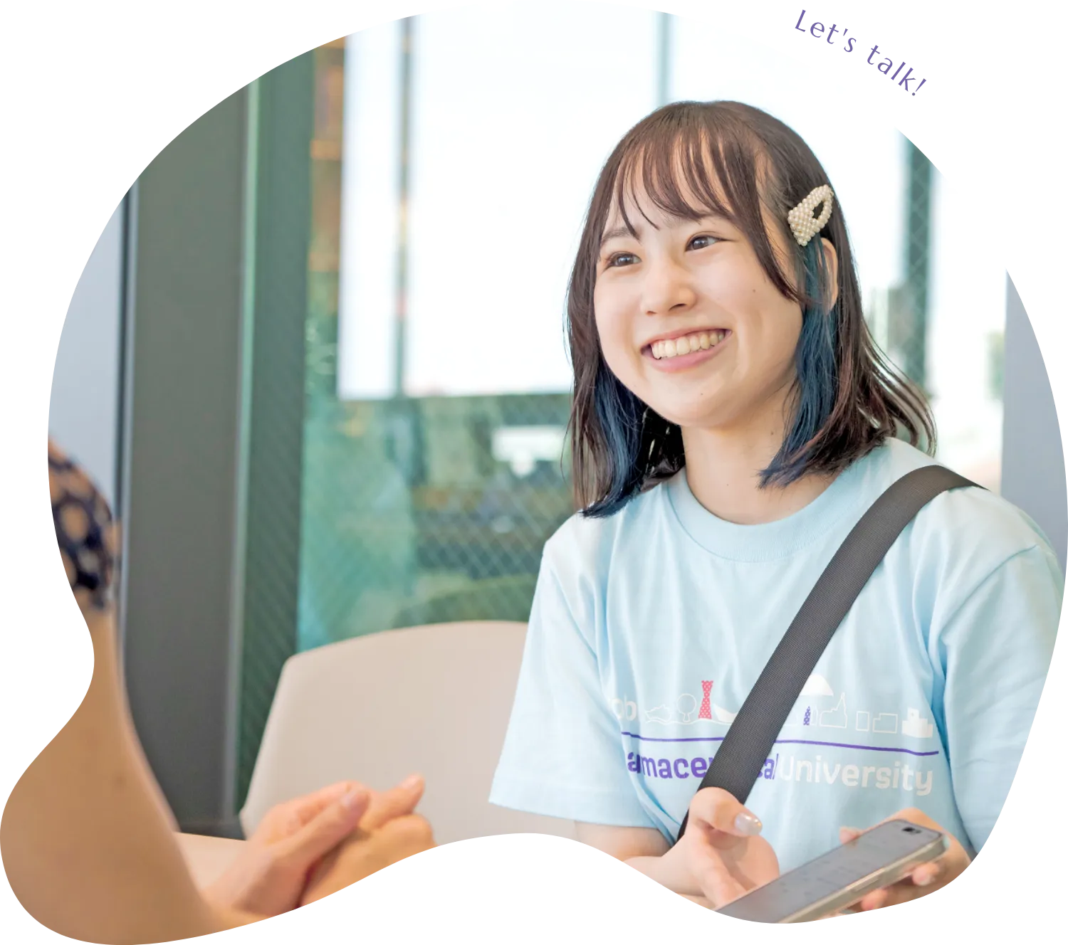 入試から学生生活まで直接先輩に質問できる